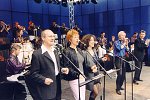 <b>Westfalia Big Band live in concert</b><br> Big Band-Sound und Gesang im Quartett mit <b>Frank Behrens</b>, <b>Susan Bremer</b>, <b>Tina Lux</b> und <b>Michael Flexig</b> (von links)