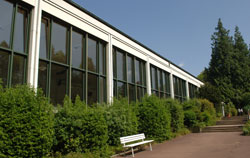 Die Wandelhalle im Kurpark von Bad Nenndorf